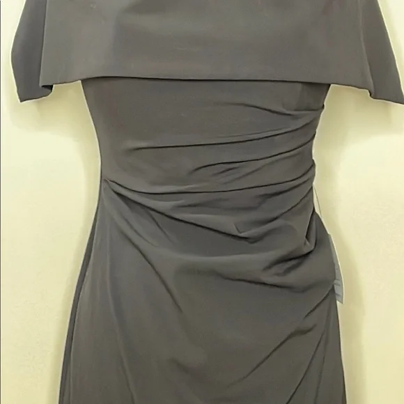 Vince Camuto Black Knee-Length Sheath Dress Size 8 - Picture 4 of 13